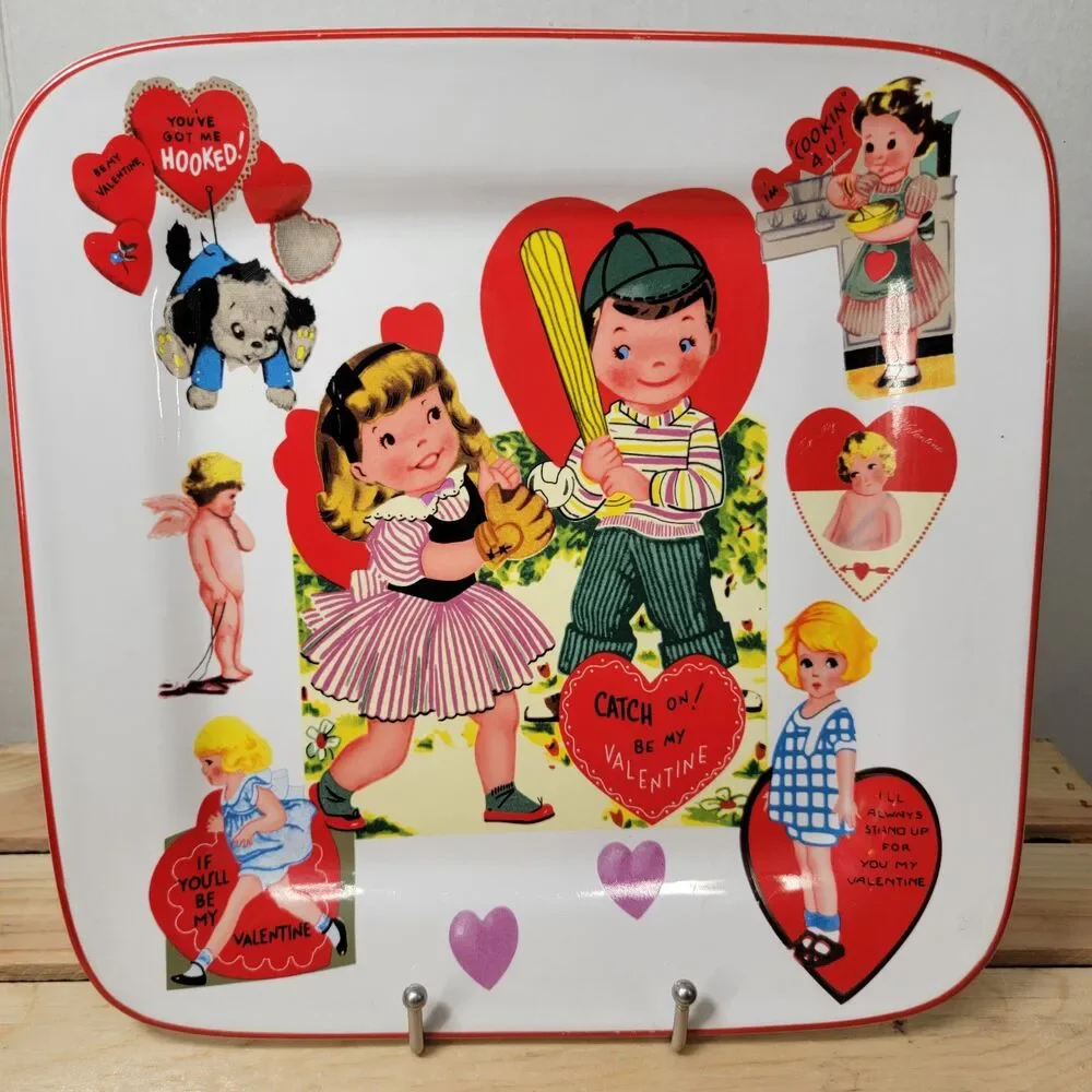 Rosanna Studio Valentine Plate / Platter Classic Children Approx 10.5
